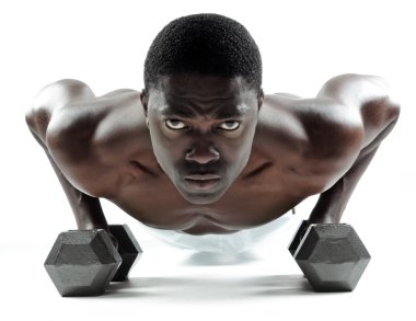 Dumbbell push up