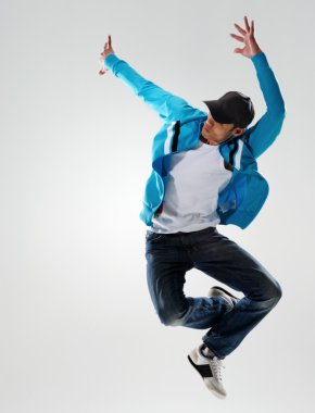 Action dancer jump clipart