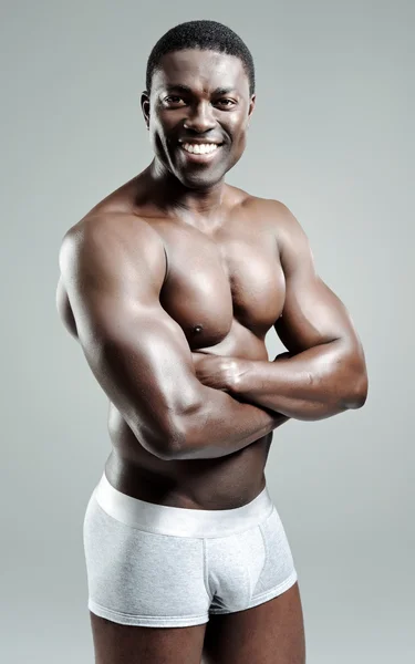 Good looking muscular man — Stock Photo, Image