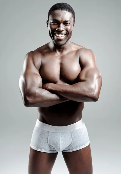 Good looking muscular man — Stock Photo, Image