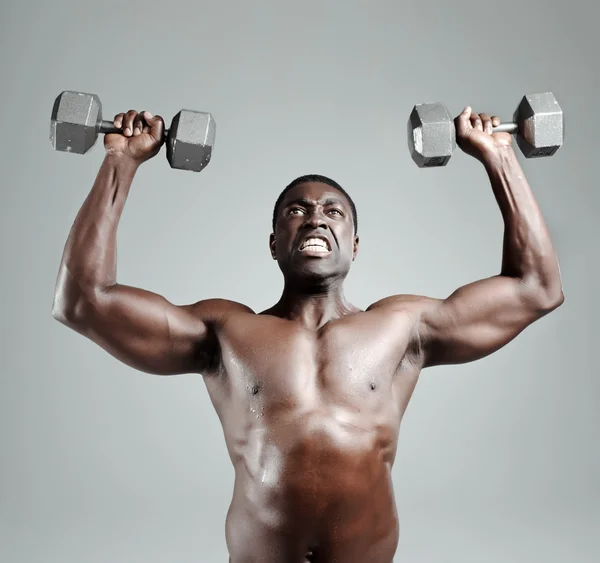 Gym workout — Stock Photo, Image