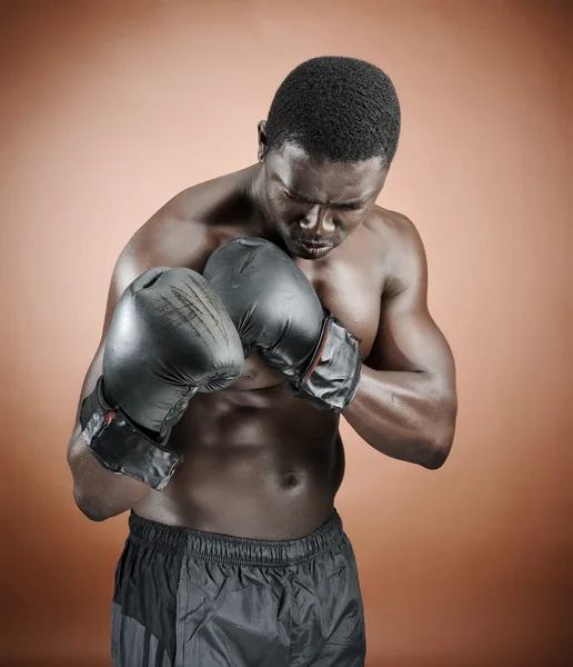 Boxeador forte — Fotografia de Stock