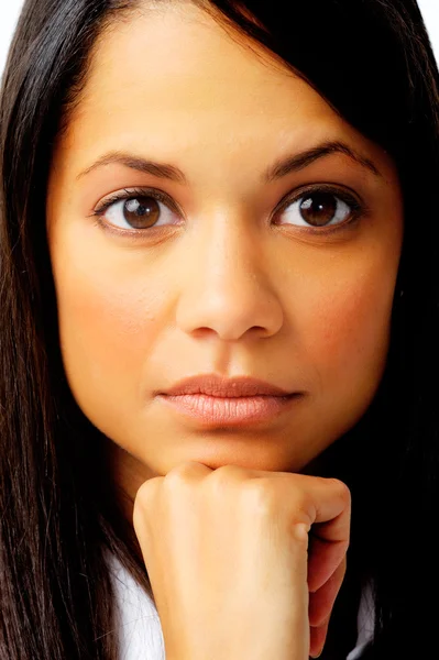 Retrato de close-up de uma mulher de negócios — Fotografia de Stock