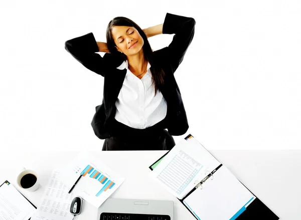 Daydreaming businesswoman — Stock Photo, Image