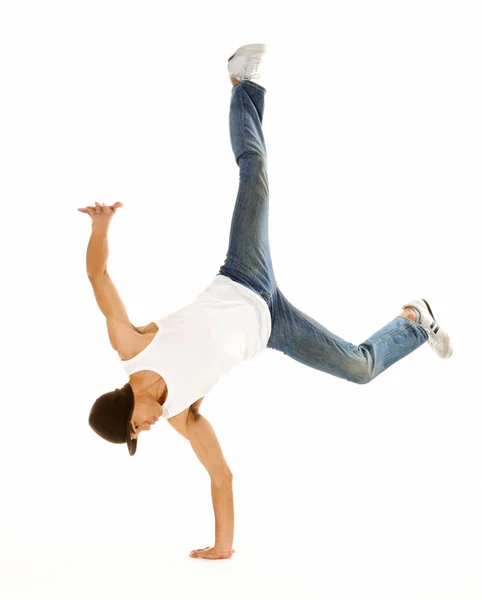 Impressionante breakdance mosse — Foto Stock