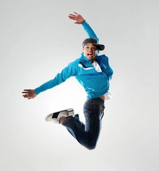 Acción bailarina salto — Foto de Stock