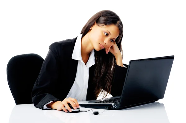Businesswoman stressed out — Stock Photo, Image