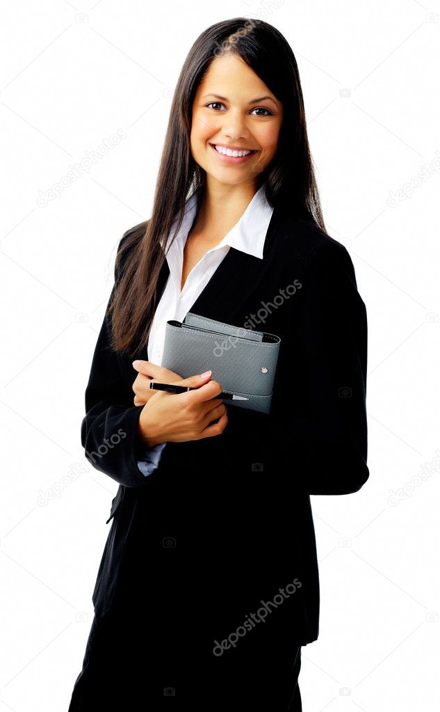Approachable businesswoman