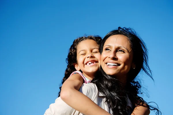 Fun mother and daughter — Stock Photo, Image