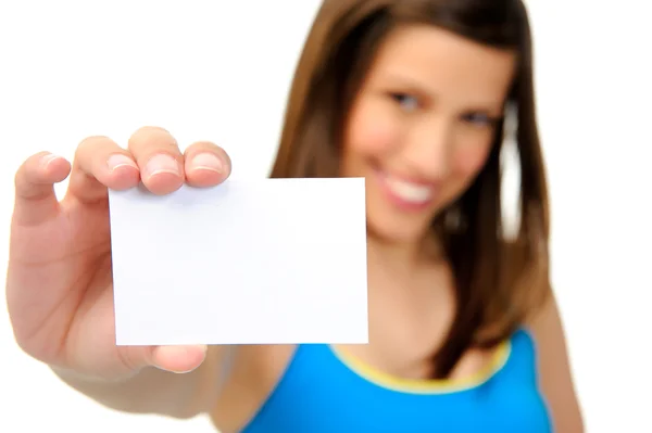 Copyspace business card — Stock Photo, Image