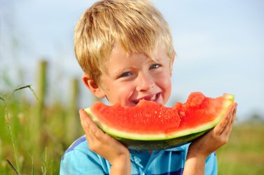 Happy healthy boy clipart