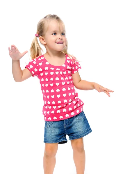 Bambino scanalatura danza — Foto Stock