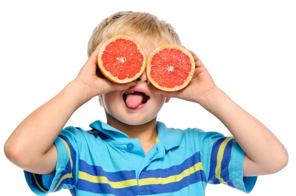 Grapefruit-Spaß — Stockfoto
