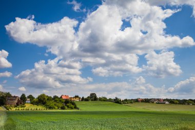 alanları ve Köyü kırsal landsape