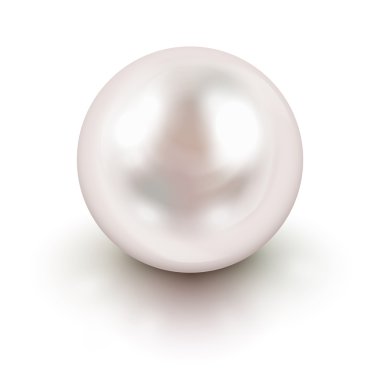 White pearl clipart