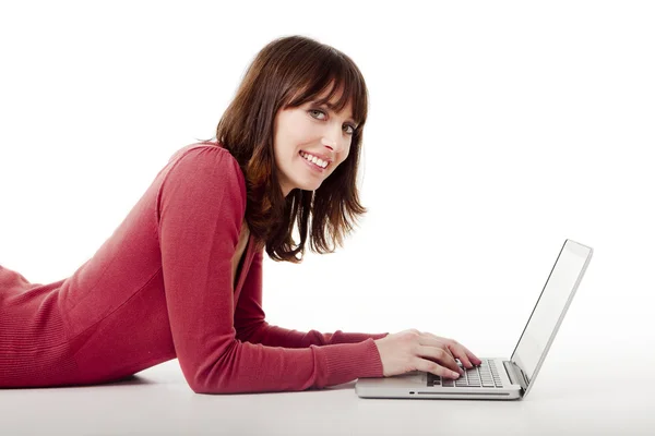Happy woman working — Stock Photo, Image