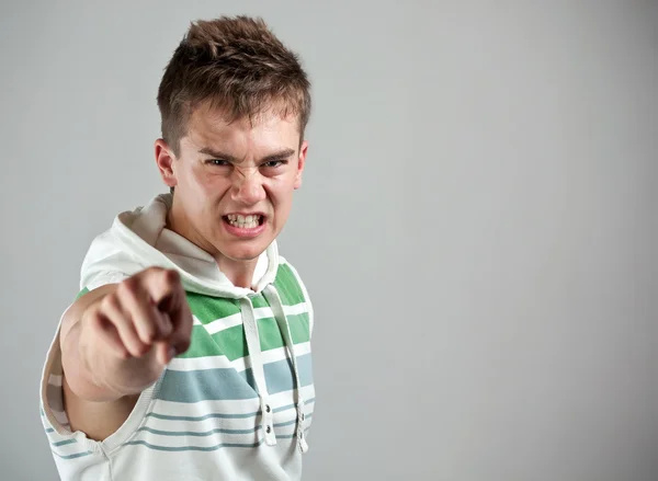 Angry young man — Stock fotografie