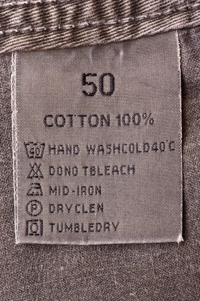 Clothing tag — Stock Photo, Image