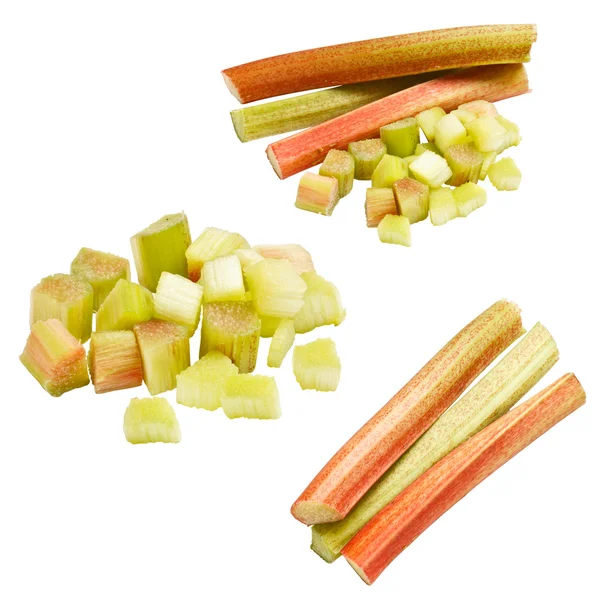 Collection of rhubarb — Stock Photo, Image
