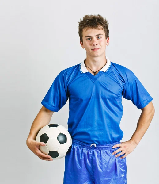 Jogador de futebol — Fotografia de Stock