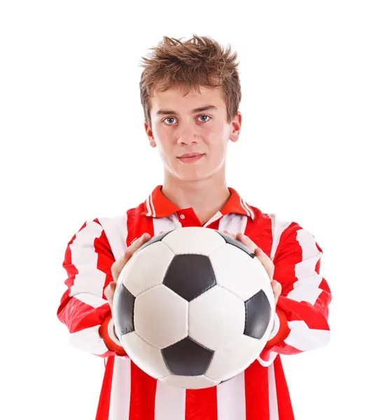 Junger Fußballer — Stockfoto