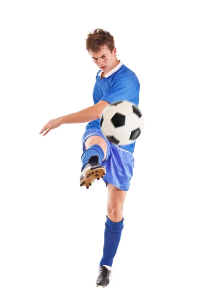 Jugador de fútbol Imagen de stock