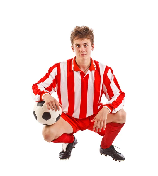 Young football player Royalty Free Stock Images