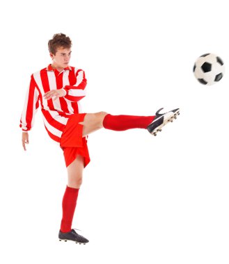 Soccer player clipart