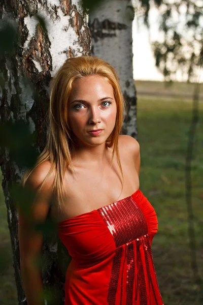 Beautiful young blonde — Stock Photo, Image