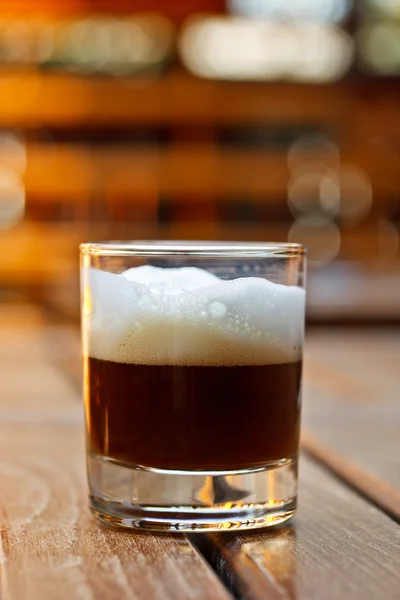 Egy csésze kávé eszpresszó. — Stock Fotó