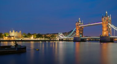 Tower Bridge and Tower of London clipart