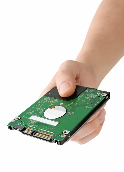 Hard disk in hand — Stock Photo, Image