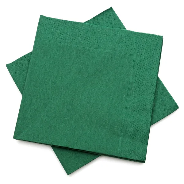 ผ้าเช็ดปากสีเขียว — ภาพถ่ายสต็อก