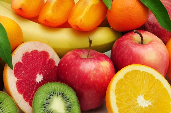 Collection fruit background — Stock Photo, Image