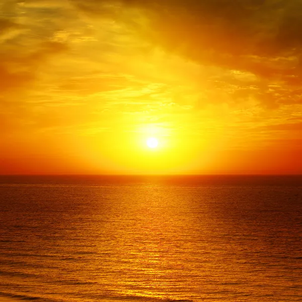 Hermosa puesta de sol Fotos de stock libres de derechos