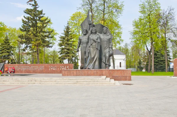 Pomník hrdinů války v Rusku — Stock fotografie