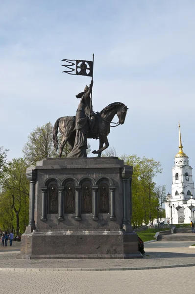 Monument to Aleander Nevsky — Stock Photo, Image