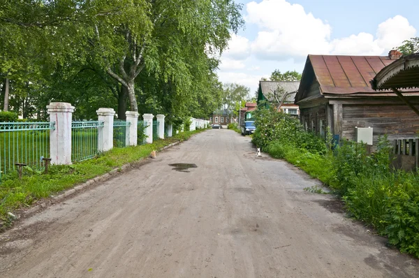 Les rues et les cours de la vieille Suzdal — Photo