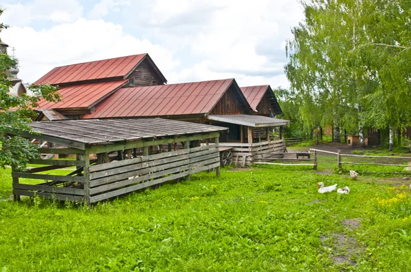 Wood barn — Stock Photo, Image