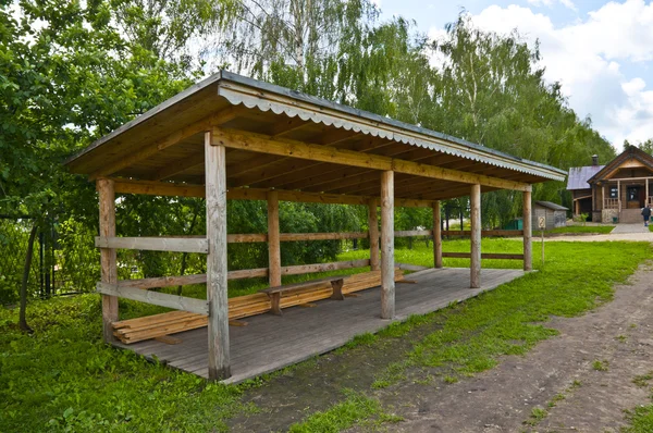 Dřevěné stodoly — Stock fotografie