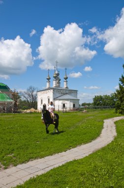 sokakları ve eski suzdal avlu