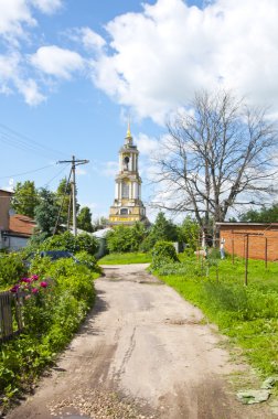 sokakları ve eski suzdal avlu