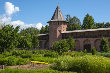 The monastery garden clipart
