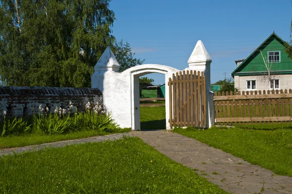 The fence and gates — Stock Photo, Image