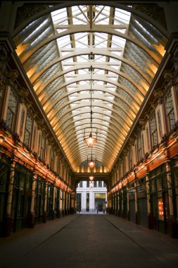 Leadenhall market shopping arcade london uk clipart