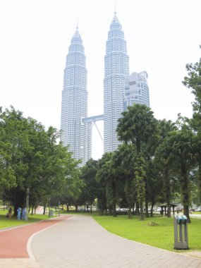 Klcc park kuala lumpur malaysia clipart