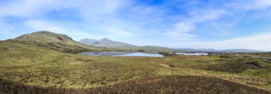 Rannoch moor panorama highlands scotland clipart