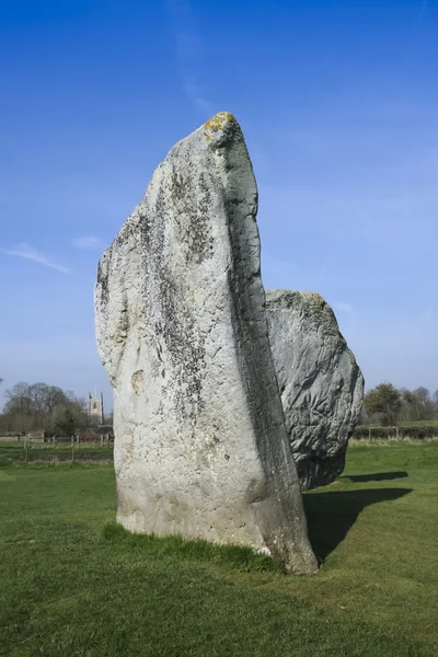 Avebury kamenný kruh stojících kamenů — Stock fotografie