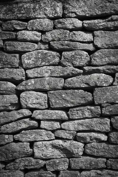 Seco muro de piedra fondo Inglés pueblo — Foto de Stock