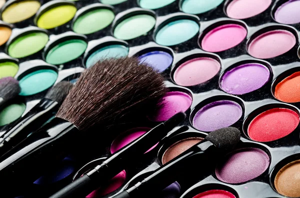 Flerfärgade make-up — Stockfoto